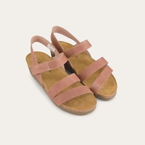 Image of NAOT Kayla Women's Sandals - Supportive 3-Strap Design with Backstrap, Cork & Latex Footbed - Arch Support - Travel-Friendly Comfortable Walking Sandals for All-Day Wear