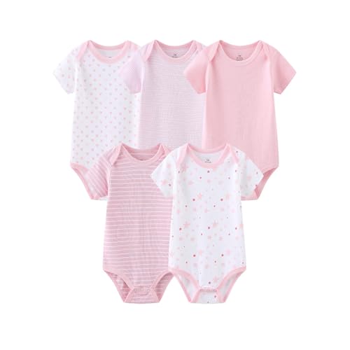 Image of MAMIMAKA Newborn Layette Gift Set 27-Piece Baby Girl Clothes Bodysuits, Pants Essentials and Accessories 0-12Months
