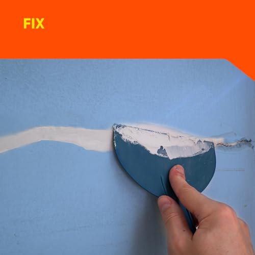DR. FIXIT Crack X Paste - 5Kg, Ready to use crack filler for internal & external surface cracks on roofs, walls, Flexible Putty with excellent bonding