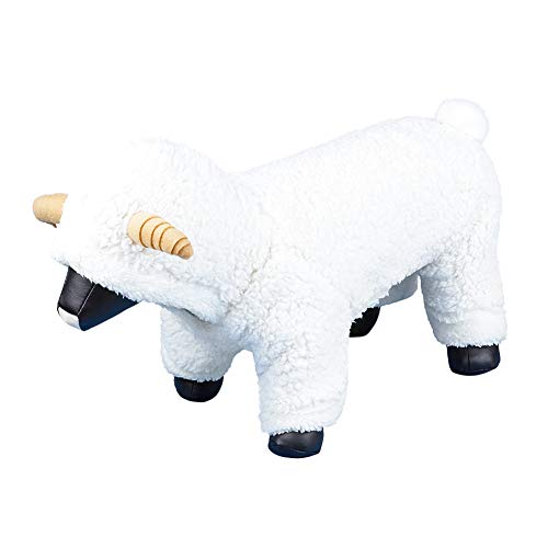Klun Dog Cartoon Sheep Costume Winter Warm Hoodie Jumpsuit Jacket Halloween Christmas Outfit (White, Xl) #TOP2