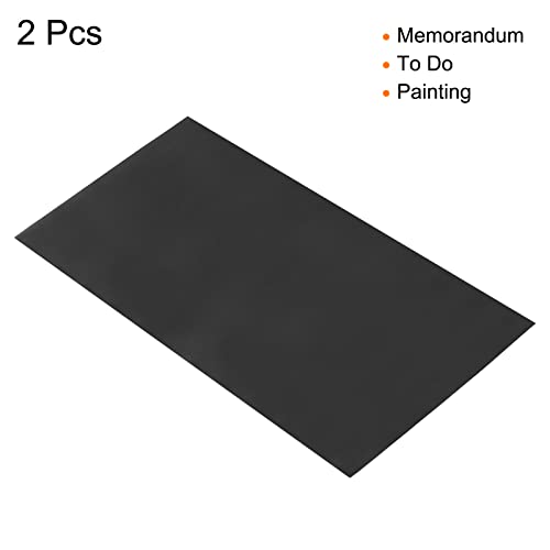 Patikil 20X10" Dry Erase Board Magnetic Sheet, 2 Sheets Magnetic Dry Erase Blackboard, Refrigerator Black Board For Manage Your Plan Schedule Calendar Diy Menu List To Do #TOP2