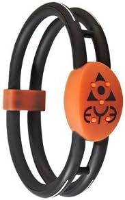 THEYE Mosquito Repellent Sports Band (Orange/Black, Large 202mm)