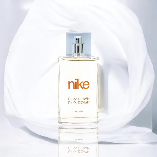 Nike Up Or Down Perfume for Men, 75ml | Energizing Long-Lasting EDT | Ideal for Active Men, Fresh Citrus & Musk Fragrance