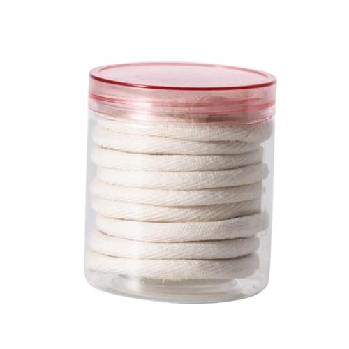 Vaguelly 10Pcs Washable Natural Loofah Facial Pads Round Makeup Remover Wipes for Eye Makeup Mascara and Lipstick Diameter for All Skin Types Convenient Storage Can