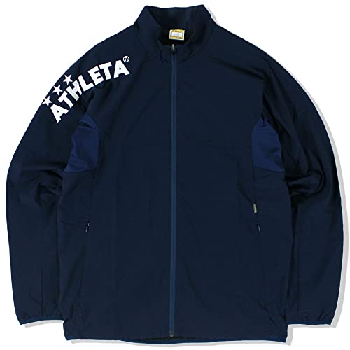 ATHLETA アスレタ 裏地付きストレッチウインドジャケット ジュニア 140cm NVY