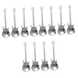 Dessert: gitarrenlöffel aus edelstahl 304, extrem langlebig.