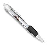 Beau et confortable stylo à bille blanc (encre noire) – Cool Surreal géant Art drôle #8851