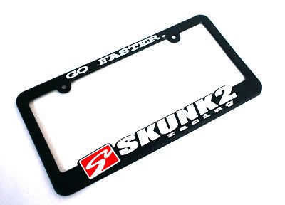 Skunk2 Official (Go Faster) License Plate Frame