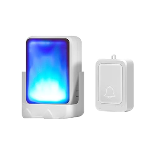 Sonnette de porte d'entrée carillon sans fil musique variable et flash - 4