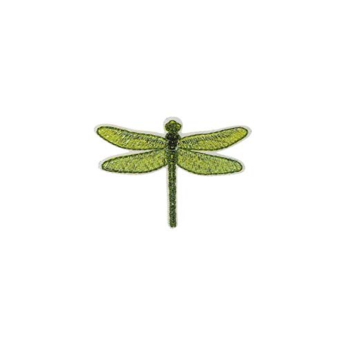 M & C Ecusson thermocollant Libellule Verte 4cm x 5cm Cover