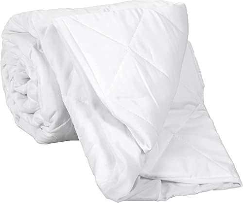 Asubie Quilted Microfibre King Size Mattress Protector Fitted Bed Cover Hotel Quality Mattress Protector King Size (150x200cm+40cm Deep Stretching UK Size)