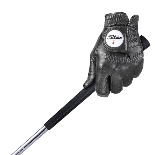 TITLEIST(�^�C�g���X�g) �S���t�O���[�u �����Y TG61 �u���b�N 25cm ����p