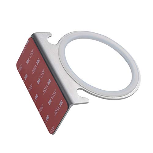 Support suspendu sèche-cheveux haut de gamme en acier coloris nickel - 6