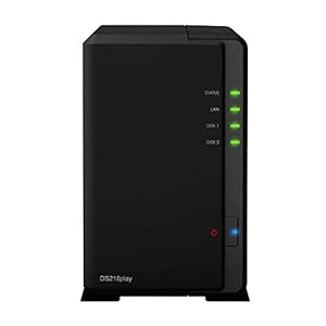 Synology DiskStation DS218play NAS Server with RTD1296 1.4GHz CPU, 1GB Memory, 8TB HDD Storage, 1 x 1GbE LAN Port, DSM…