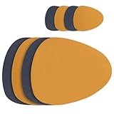 Kznifmk Tischset in unregelmäßiger Form, doppelseitig, wasser- und wasserfest, vielseitig einsetzbar