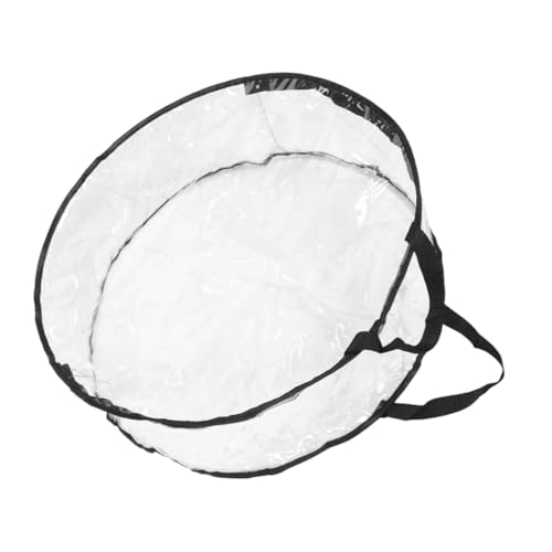 Cabilock Christmas Wreath Storage Bag Capacity Packing Bag with Handle for Xmas Garland Protection Transparent Design for and Organization