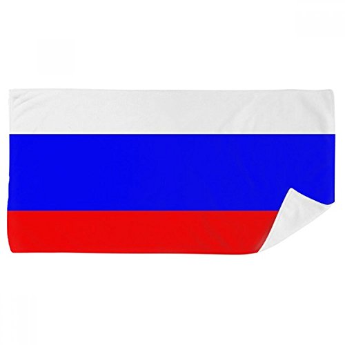 Serviette de bain Russie multicolore débarbouillette douce de 35x70cm