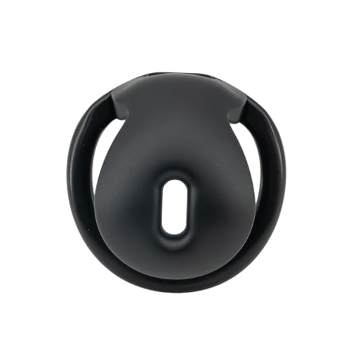 KKSEXY 男の娘用 貞操帯 小鍋蓋デザイン 貞操ロック 可愛いセクシー 摩擦を軽減する拘束具SMグッズ（ ブラック） - 画像2