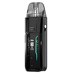 VAPORESSO LUXE XR MAX Vape Kit [Black] - Rechargeable Big 2800mAh Battery, 80W Output, GTX Mesh Coils, DTL/MTL Vaping, Refillable, E Cigarettes, Starter Kit, No Nicotine No Liquid