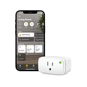 Eve Energy – Apple HomeKit Smart Home, Smart Plug & Power Meter with Built-in Schedules & Switches, App Compatibility…