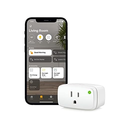 Eve Energy - Apple HomeKit Smart Home, Smart Plug & Power Meter with Built-in Schedules & Switches, App Compatibility, Bluetooth and Thread