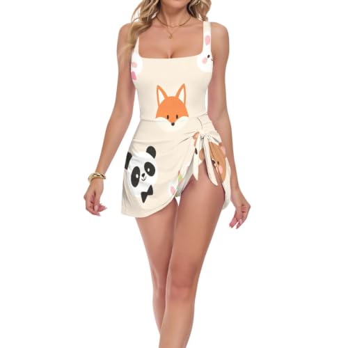 Maillot de bain une pièce femme taille haute idéal pour la plage