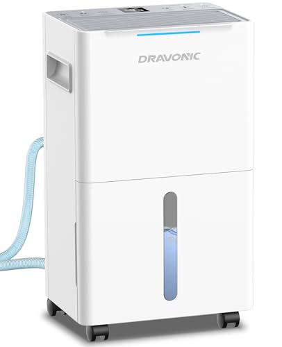 Dravonic 1500 Sq.ft Dehumidifier for Basement