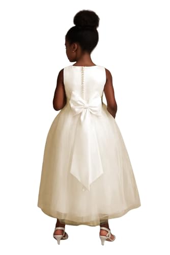JISISANG Elegant Sleeveless Toddler Girls' Party Dress - Perfect for Special Occasions2