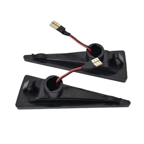 LJROOYG 2pieces Led Dynamic Side Marker Turn Signal Light Compatible For Renault Megane MK2 CC Espace MK4 Scenic MK2 Wind Avantime Thalia 2(Dynamic Crystal)