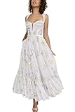 Fivsole Tulle Midi White Flower Prom Dresses 2025 Floral Embroidery Short Flower Wedding Dress Formal Evening Party Gowns Size6