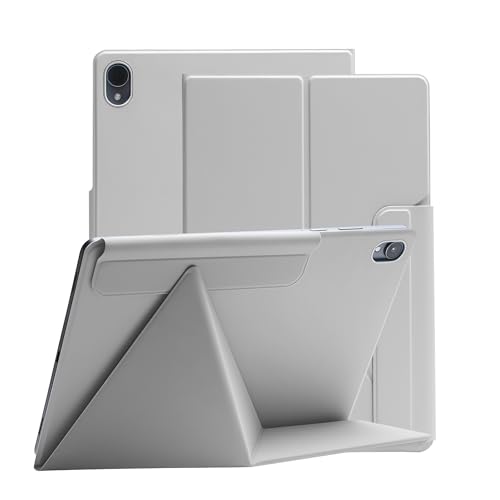 Image of Magnetic Case for Samsung Galaxy Tab S11 (11 inch) 2025 - Model SM-X730 /SM-X736 Tablet with S-Pen Holder, Auto Wake /Sleep Smart Tablet Cover, Grey