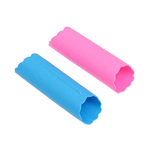 1 pelador de ajos de Silicona para Quitar la Piel, Tubo de Cocina, para pelar ajos, Color al Azar, Silicona, Aleatorio-2p.
