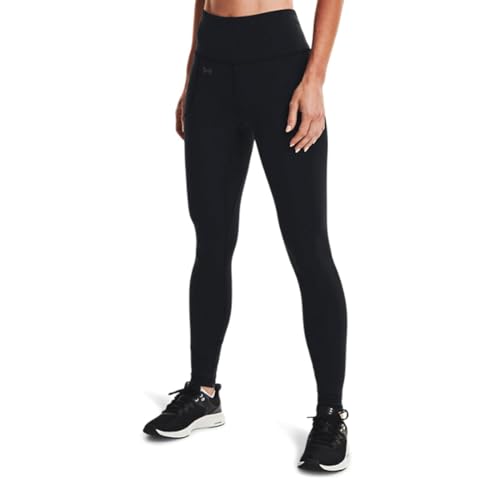 Under Armour Womens Motion Leggings, Black (003)/Jet Gray...