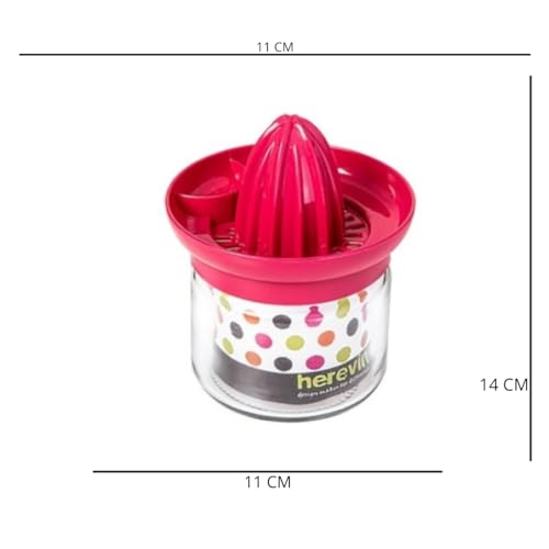 Clink - ESPREMEDOR FRUTAS VIDRO E PLASTICO PP 425ML 11CM X 11CM X 14CM