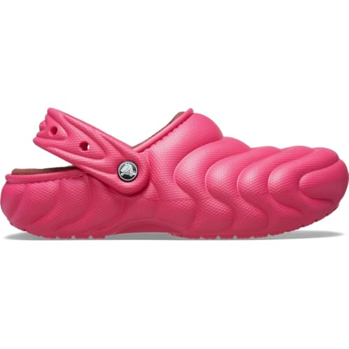 Image of Crocs Unisex Adult Classic Lined Overpuff & Geometric Fuzzy Clogs