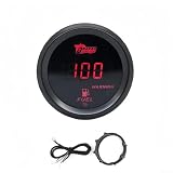 52MM Digital Kraftstoffanzeige 12V 0-100% LED Display(Red)