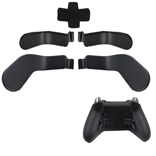 Image of 5 Pack Metal Paddles for Xbox Elite 2 Controller,Elite Series 2 D-Pads Replacement Parts for Xbox Controller Elite Series 2, Elite 2 Core Controller Accessories(Black)