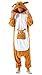 Adulte Unisexe Anime Animal Costume Cosplay Combinaison Pyjama Outfit Nuit Vetements Onesie Kigurumi Halloween Costume Soiree de Deguisements Kangourou pour Hauteur 148-187CM