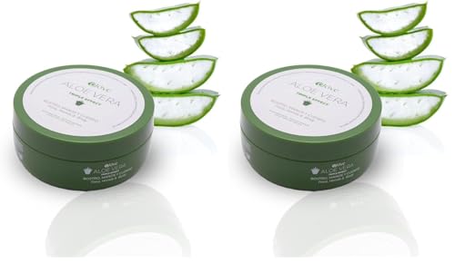 Ejove Crema all'Aloe Vera Triplo Effetto Per Viso Mani e Corpo 200 ml | 100% Aloe Vera delle Canarie e oli essenziali | Crema multiuso naturale idratante e anti-età | per pelle secca e sensibile