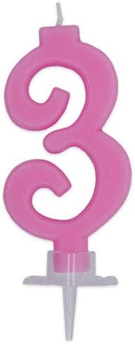 candela di compleanno per la torta 39