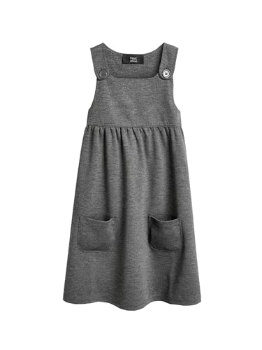 NEXT Mädchen Jersey Trägerkleid (3-14 Jahre) Grau 10 Jahre