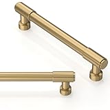 Asimerdeco 10 Pack Champagne Bronze Cabinet Pulls 5 Inch(128mm) Kitchen Cabinet Handles Cabinet Hardware Drawer Pulls
