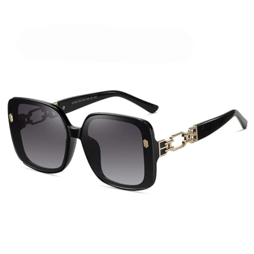 Lunettes de soleil de luxe avec grande monture et verres UV400