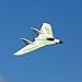 E-flite EFLU4250 UMX F-27 Evolution BNF Basic with AS3X and Safe, White With Green