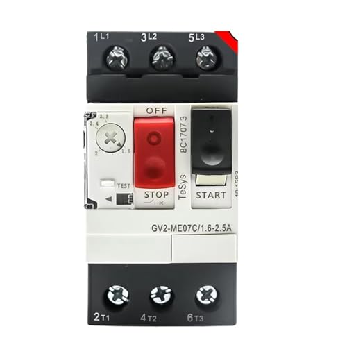 Disyuntor de motor 3P magnético térmico con pulsador serie GV2ME05C fábrica