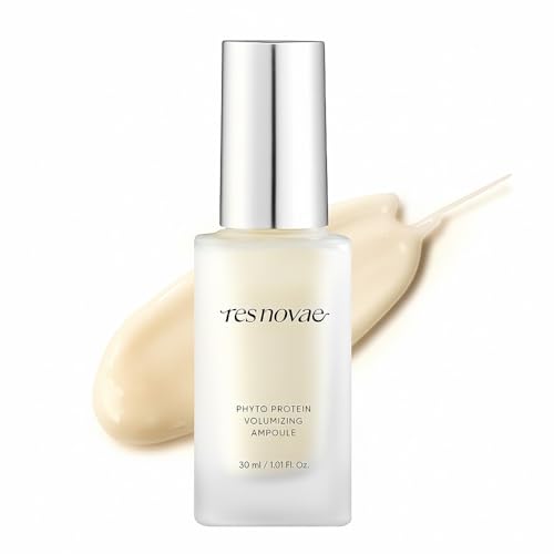 ZIOSTAND RESNOVAE Phyto Protein Volumizing Ampoule – Firming & Smoothing Face Serum with Hydrolyzed Lupine Protein & INDUCELL | Deep Firming & Lifting Anti-Aging Ampoule (30ml / 1.01 fl.oz)