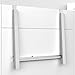 Hleelomi Clothes Drying Rack for Laundry Room Organization,Foldable Over The Door Drying Racks for Saving Space, Silver 2 Racks and A Rod
