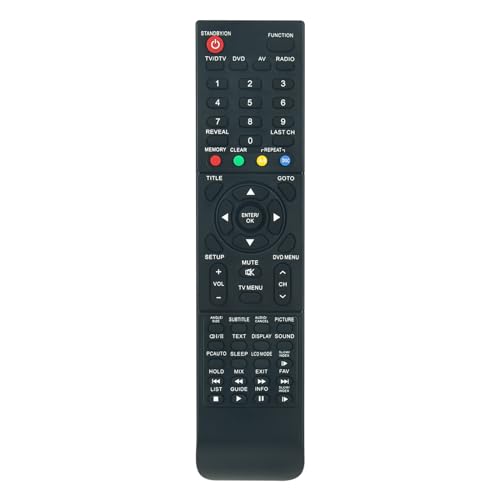 VINABTY New Replace Infrared Remote Control Fit for Bush BTVD31217S2 TV LCD/DVD