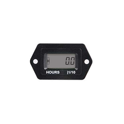 Runleader Digital LCD Hour Meter, AC/DC 5V to 277V ; Use for Riding