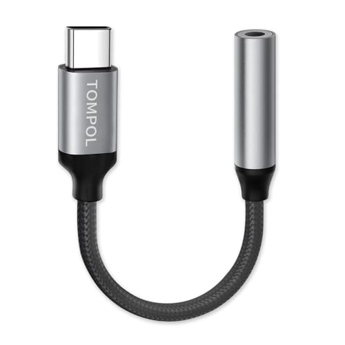 �C���z���W���b�N �^�C�vc�yHi-Fi�����zUSB-C to 3.5mm �C���z���W���b�N �ϊ��A�_�v�^�[ �n�C���]���� DAC���� 24bit/96kHz �Ή� ���ʒ���/�ʘb/���y�Ή� ���ϋv�P�[�u�� iPhone 17/16/15�AiPad Pro�A
